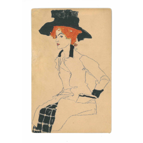 Three Original Postcards "Portraits"